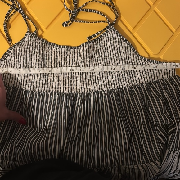 NWT Solid & Striped The Parker Dress Blackout X Marshmallow Oversized X-Large - Picture 9 of 9